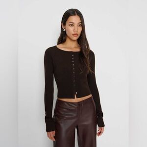 Reformation Meadow Regenerative Merino Cardigan